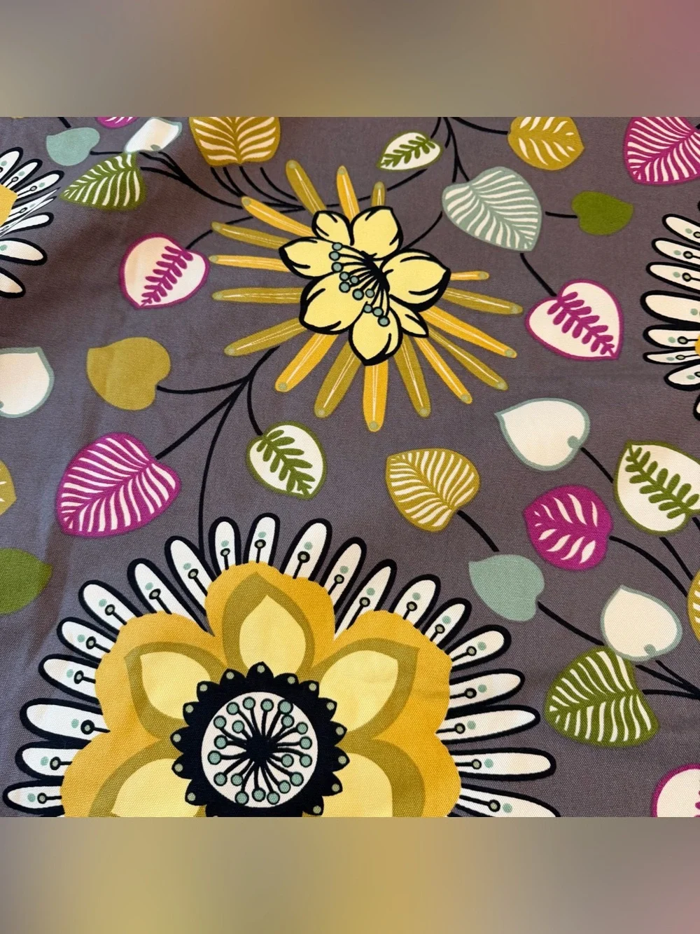 Sweet Potato Glenna Jean Medallion Floral Stripes Dorm Twin Size Duvet Cover